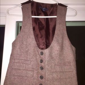 GAP tweed vest